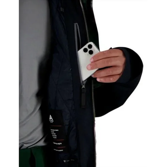 NWT Obermeyer Density Camouflage/Color Block HydroBlock Sport Ripstop-Weave Coat - Picture 8 of 11